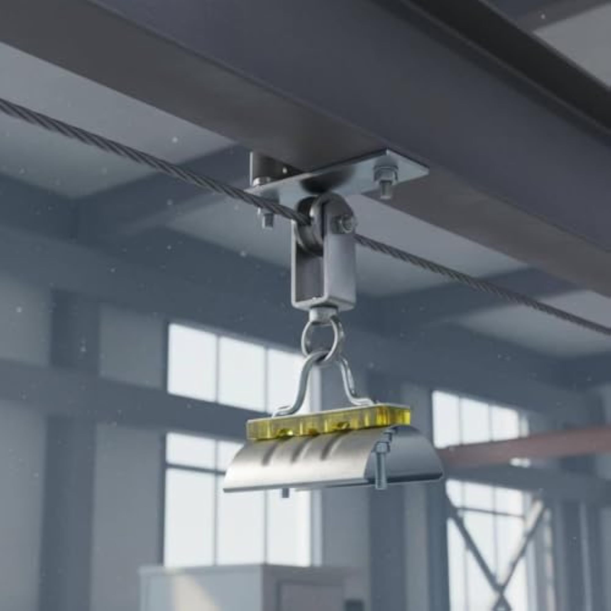 Plastic Clamp Cable Pulley U-Shaped Bracket